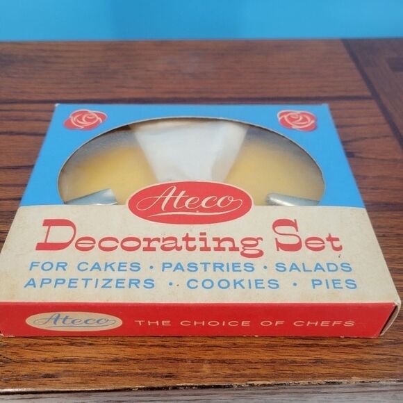 Ateco Vintage Cake Decoraing Set Advertising Display Kitchen Decor - Picture 5 of 11